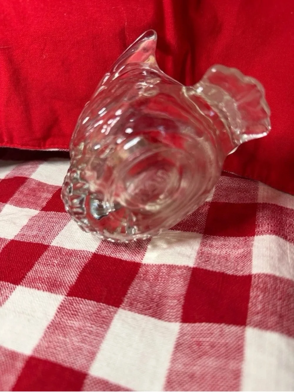 Clear Glass Bird Figurine - Home Accents